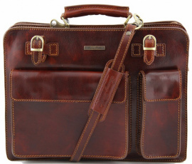 Портфель мужской кожаный на два отделения Tuscany Leather TL141268