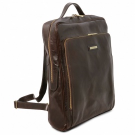 Кожаный рюкзак для ноутбука с 3-я отделениями Tuscany Leather TL141987