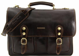 Портфель мужской кожаный на два отделения Tuscany Leather TL100310