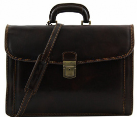 Портфель мужской кожаный на два отделения Tuscany Leather TL10027
