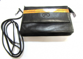 Сумка-кошелек кожаная Tony Perotti 331465 (черный) Pаспродажа , всевозможные скидки!!!