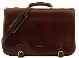 Портфель мужской кожаный на два отделения Tuscany Leather TL10025