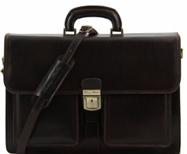 Портфель мужской кожаный на два отделения Tuscany Leather TL140929